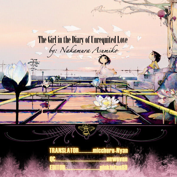 Katakoi no Nikki Shoujo Chapter 1 page 1 - Chapter 1 : The Girl in the Diary of Unrequited Love