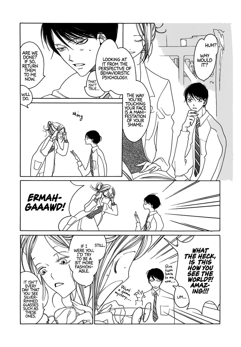 Katakoi no Nikki Shoujo Chapter 5 page 6 - Chapter 5 : The Male Specimen with Eye-catching Glasses
