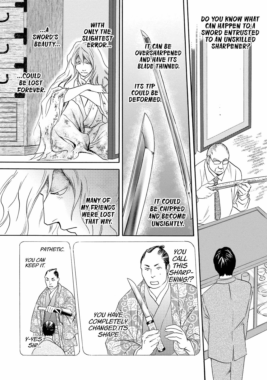 Katana Chapter 47 page 19 - Chapter 47: The Unsharpenable Sword Part 1