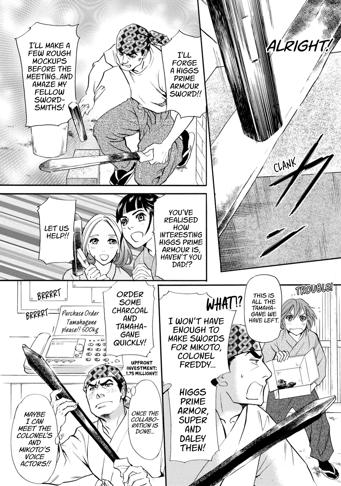 Katana Chapter 50.2 page 6 - Chapter 50.2: The Three Swordsmith Sisters