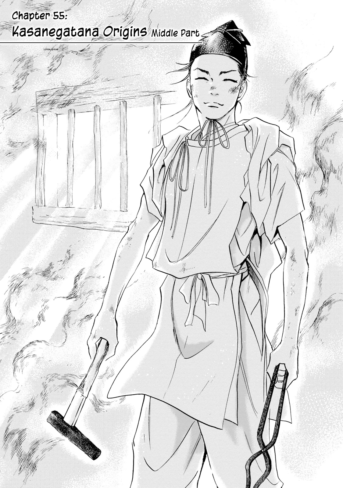 Katana Chapter 55 page 2 - Chapter 55: Kasanegatana Origins Middle Part