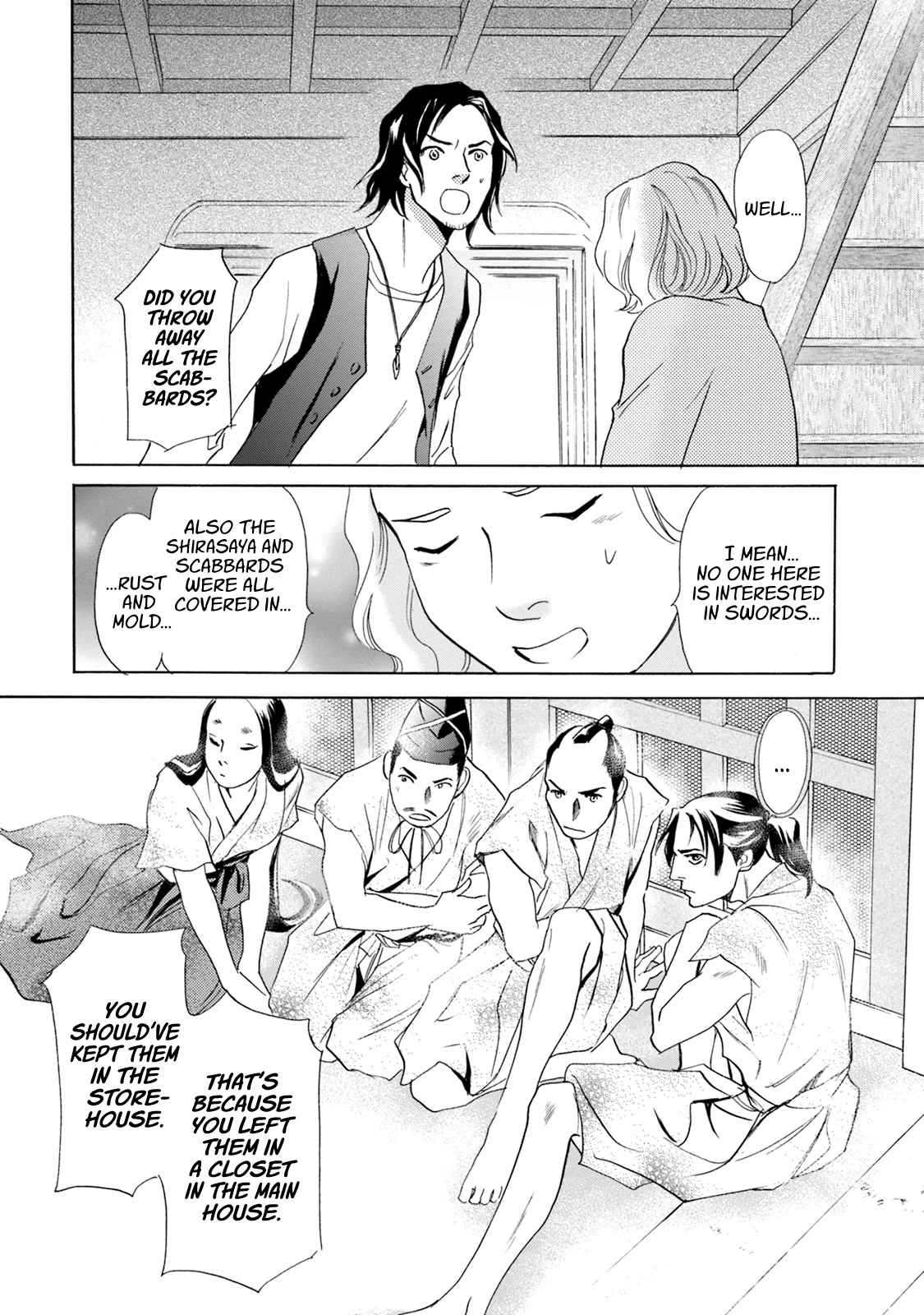 Katana Chapter 59 page 34 - Chapter 59: Nikkou-Gakkou Bousatsu's Swords