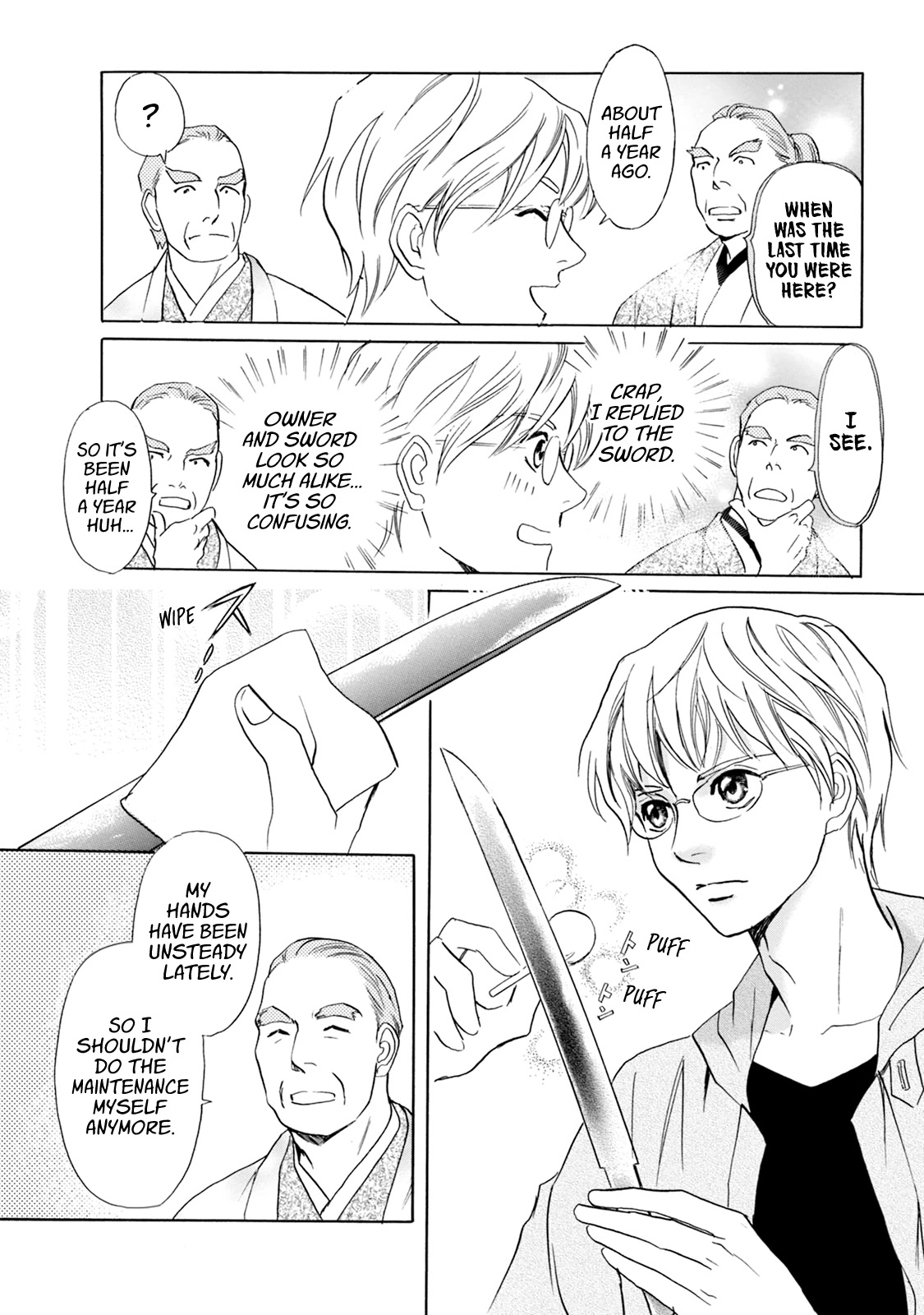 Katana Chapter 59 page 8 - Chapter 59: Nikkou-Gakkou Bousatsu's Swords