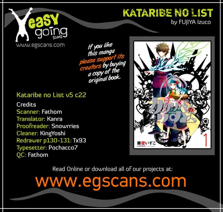 Kataribe no List Chapter 22 page 30 - Chapter 22