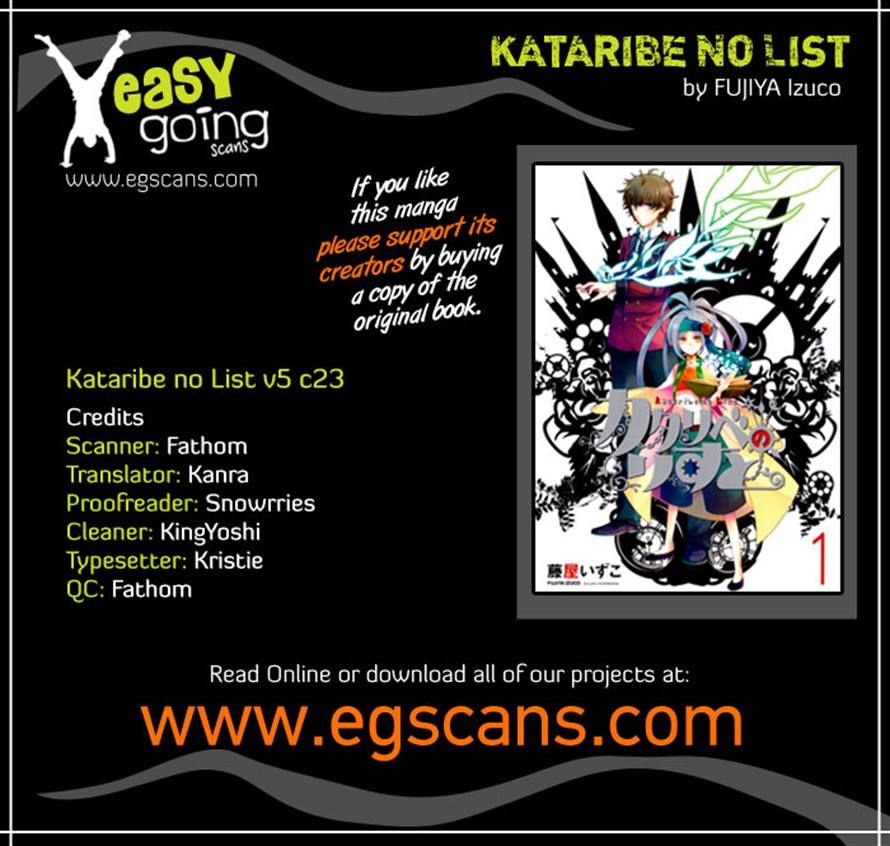 Kataribe no List Chapter 23 page 39 - Chapter 23