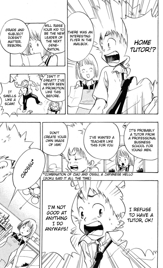 Kateikyoushi Hitman Reborn! Chapter 1 page 11 - Chapter 1: That Guy From Italy
