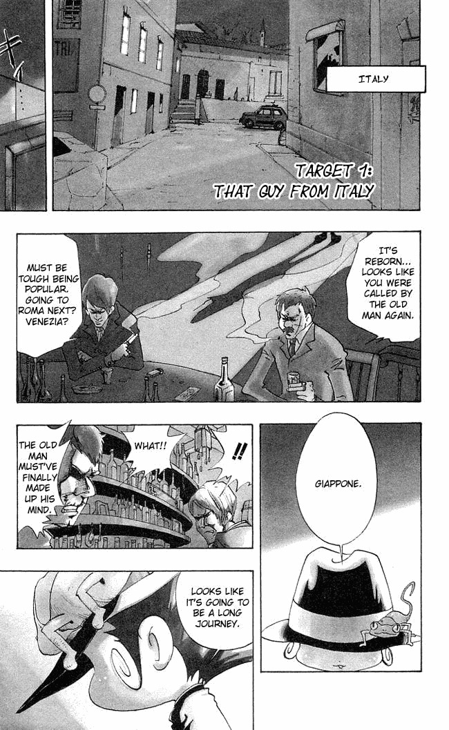 Kateikyoushi Hitman Reborn! Chapter 1 page 4 - Chapter 1: That Guy From Italy