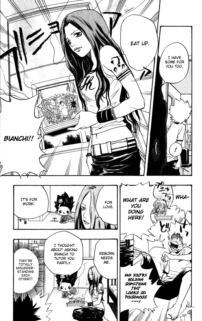 Kateikyoushi Hitman Reborn! Chapter 10 page 3 - Chapter 10: Poison Cooking II