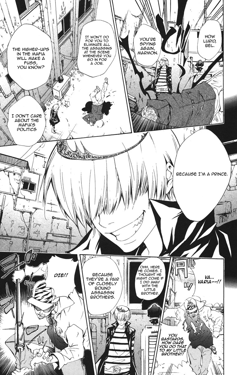 Kateikyoushi Hitman Reborn! Chapter 100 page 18 - Chapter 100: Prince the Ripper