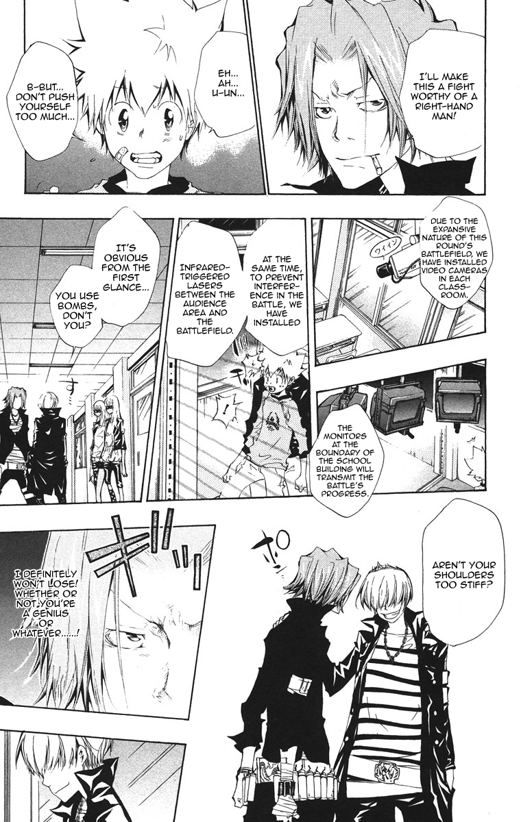 Kateikyoushi Hitman Reborn! Chapter 101 page 13 - Chapter 101: Belphegor vs. Gokudera Hayato