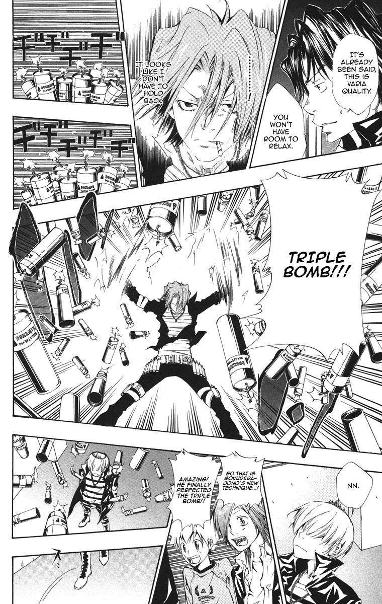 Kateikyoushi Hitman Reborn! Chapter 101 page 16 - Chapter 101: Belphegor vs. Gokudera Hayato
