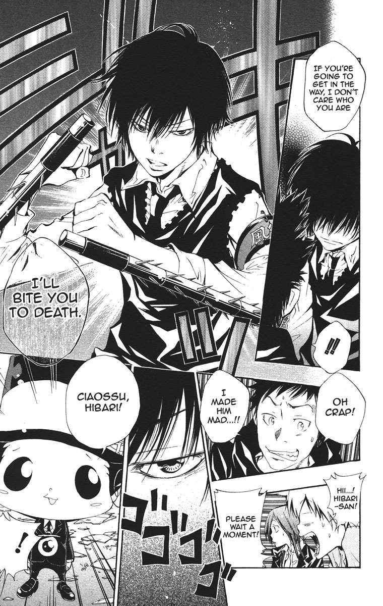 Kateikyoushi Hitman Reborn! Chapter 105 page 11 - Chapter 105: Hibari Return