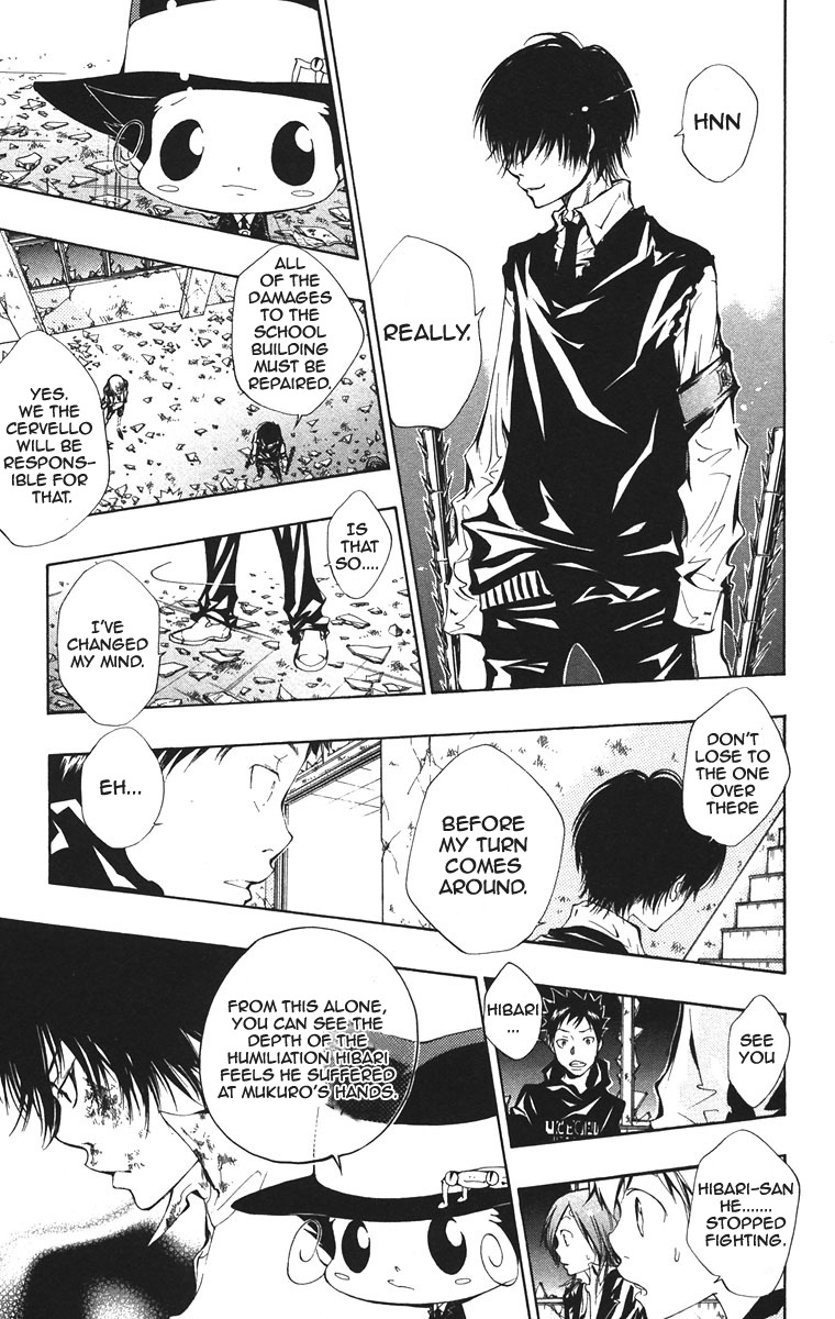 Kateikyoushi Hitman Reborn! Chapter 105 page 13 - Chapter 105: Hibari Return