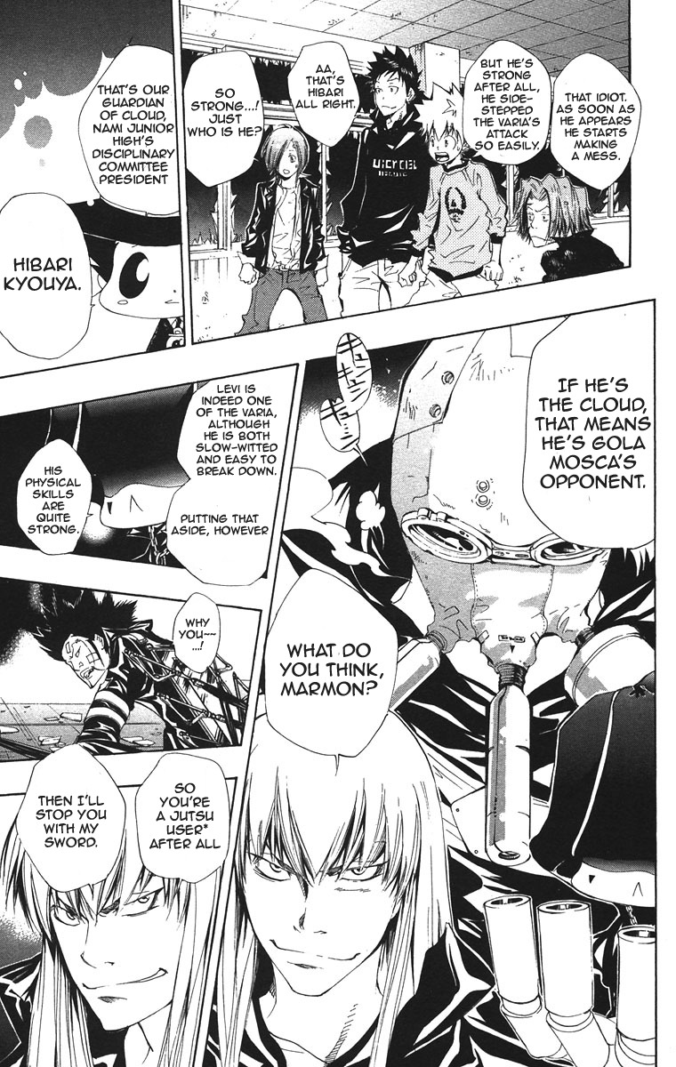 Kateikyoushi Hitman Reborn! Chapter 105 page 7 - Chapter 105: Hibari Return