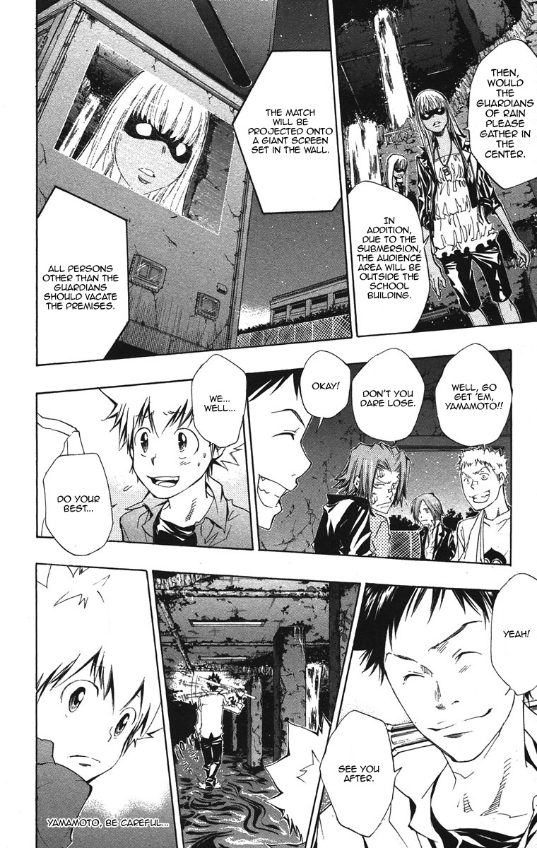 Kateikyoushi Hitman Reborn! Chapter 107 page 12 - Chapter 107: Yamamoto Takeshi vs. Superbi Squalo