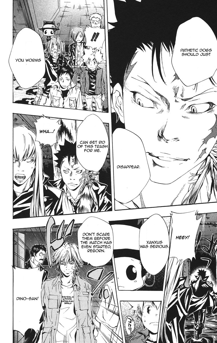 Kateikyoushi Hitman Reborn! Chapter 107 page 8 - Chapter 107: Yamamoto Takeshi vs. Superbi Squalo