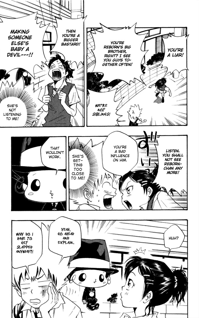 Kateikyoushi Hitman Reborn! Chapter 11 page 7 - Chapter 11: Miura Haru