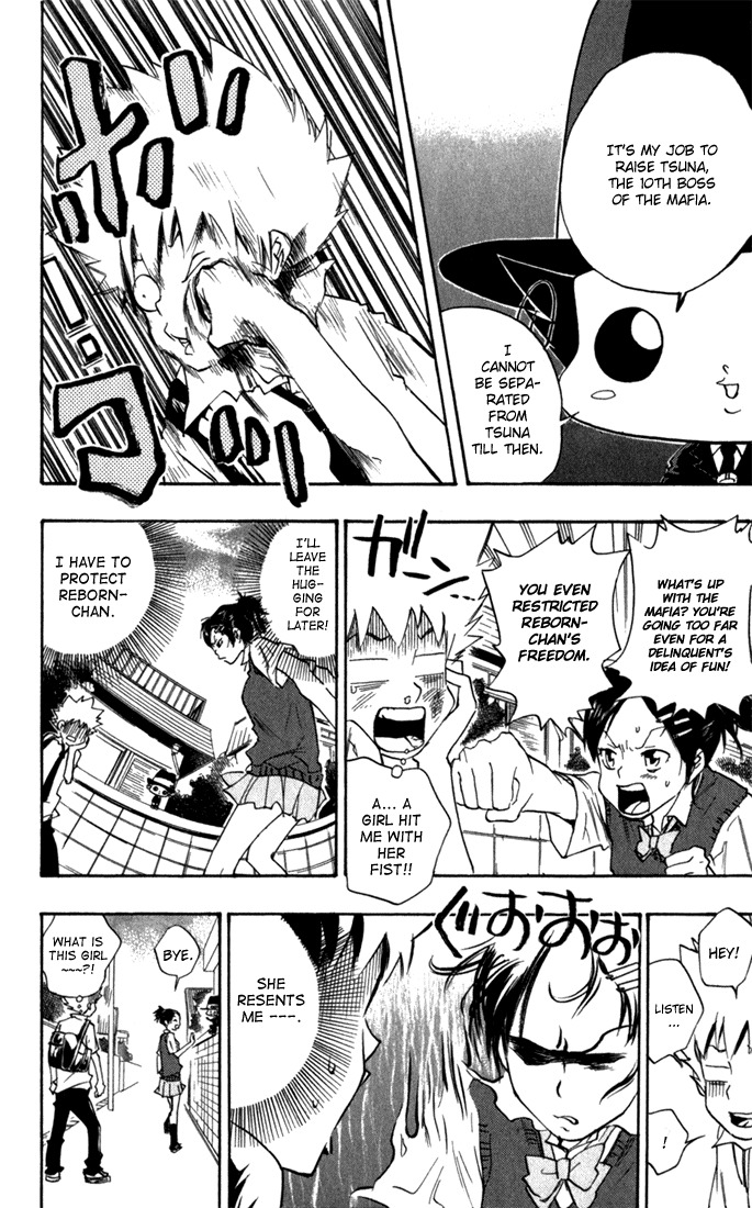 Kateikyoushi Hitman Reborn! Chapter 11 page 8 - Chapter 11: Miura Haru