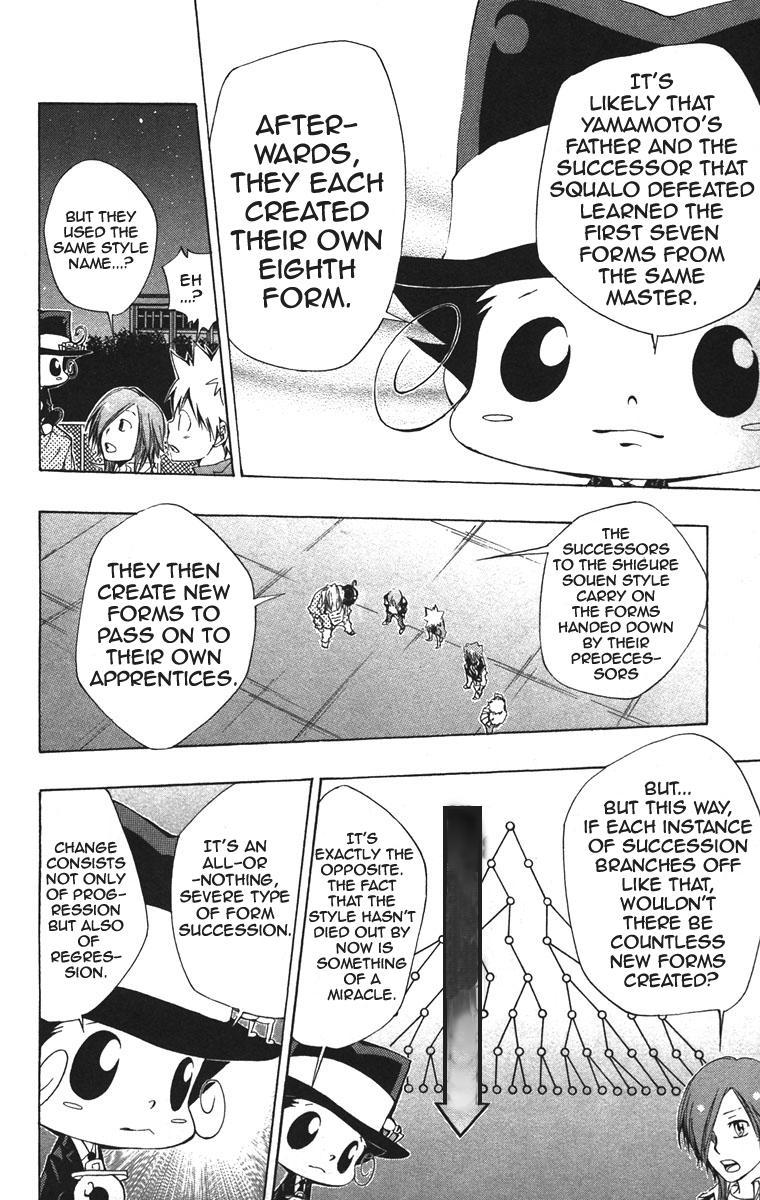 Kateikyoushi Hitman Reborn! Chapter 110 page 12 - Chapter 110: 8th Form Pouring Rain