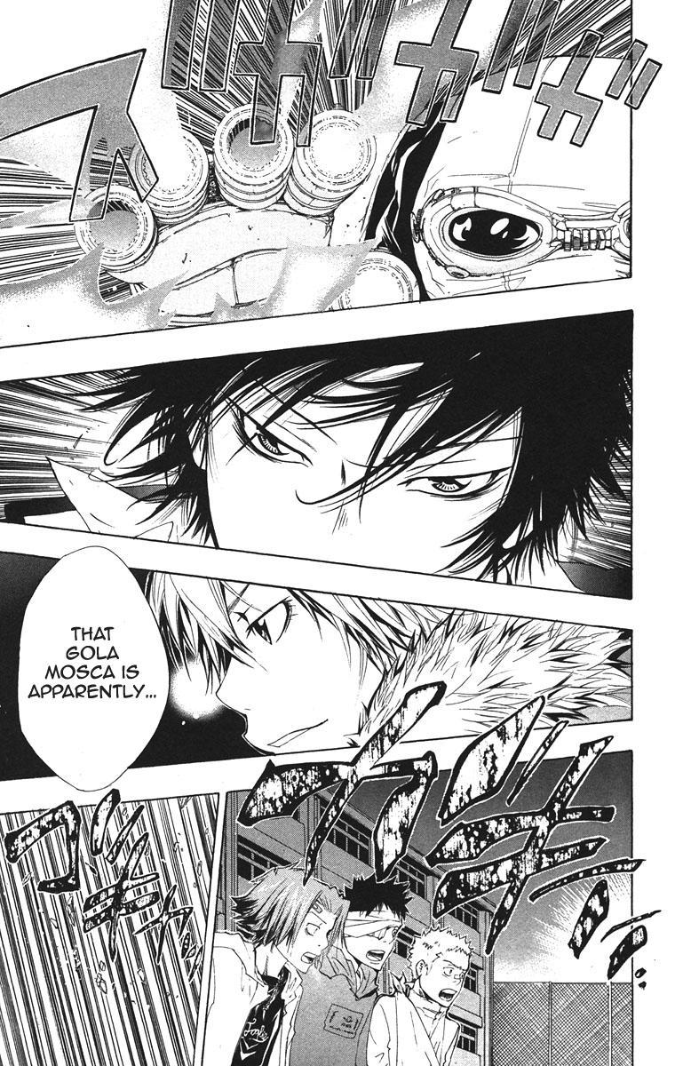 Kateikyoushi Hitman Reborn! Chapter 119 page 15 - Chapter 119: Hibari Kyouya vs. Gola Mosca