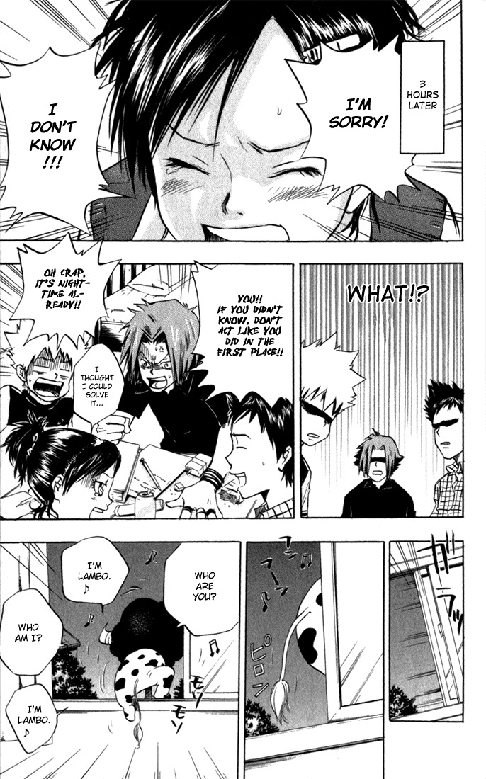 Kateikyoushi Hitman Reborn! Chapter 12 page 11 - Chapter 12: Question VII