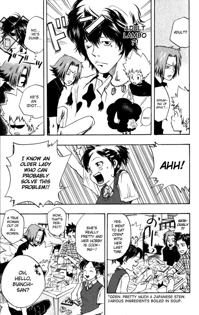 Kateikyoushi Hitman Reborn! Chapter 12 page 13 - Chapter 12: Question VII