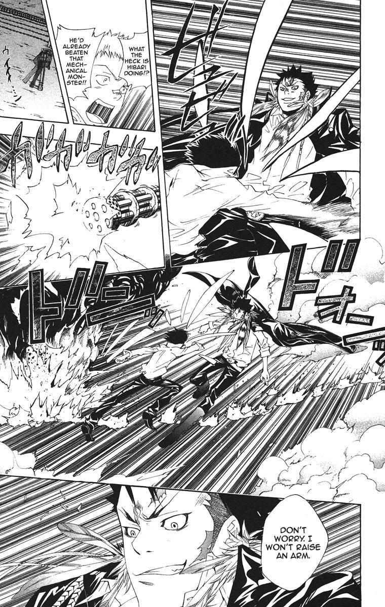 Kateikyoushi Hitman Reborn! Chapter 120 page 3 - Chapter 120: Hibari Kyouya vs. Xanxus