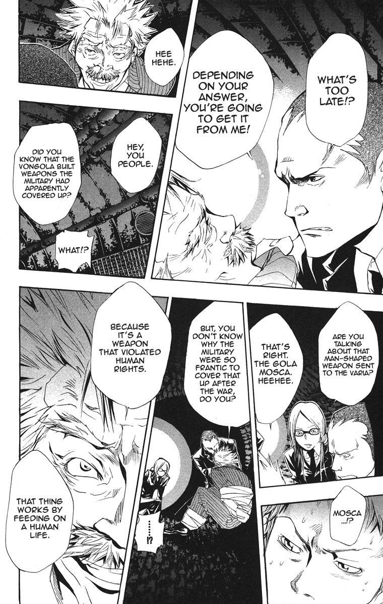 Kateikyoushi Hitman Reborn! Chapter 121 page 14 - Chapter 121: Gola Mosca