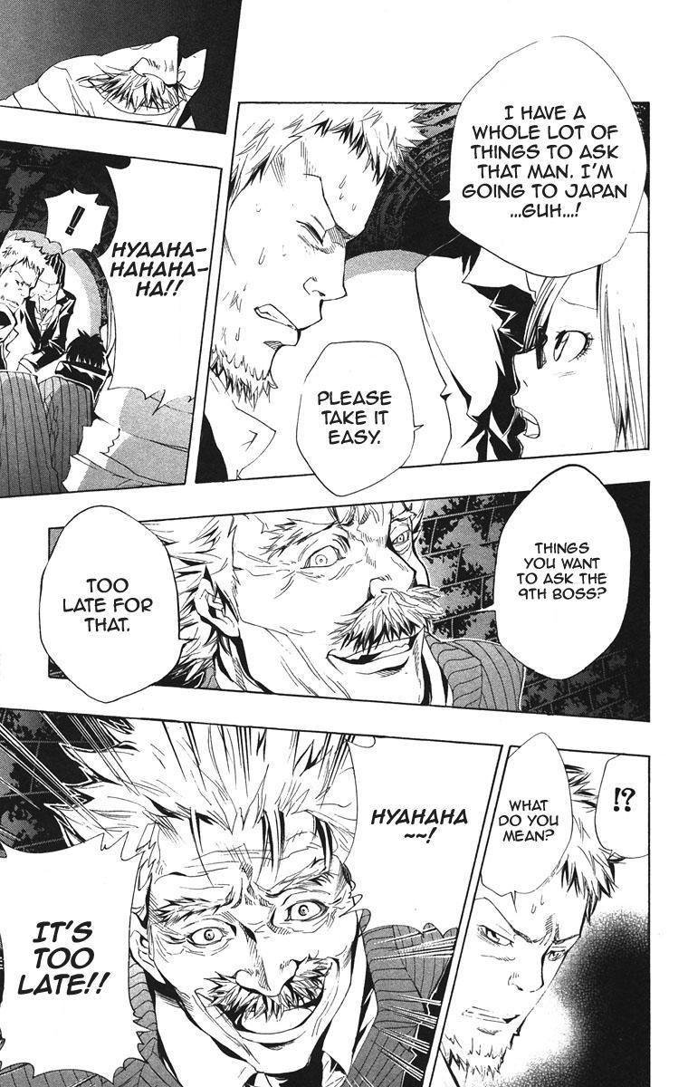 Kateikyoushi Hitman Reborn! Chapter 121 page 9 - Chapter 121: Gola Mosca