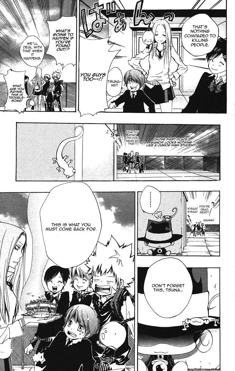 Kateikyoushi Hitman Reborn! Chapter 123 page 19 - Chapter 123: Tsuna's Decision