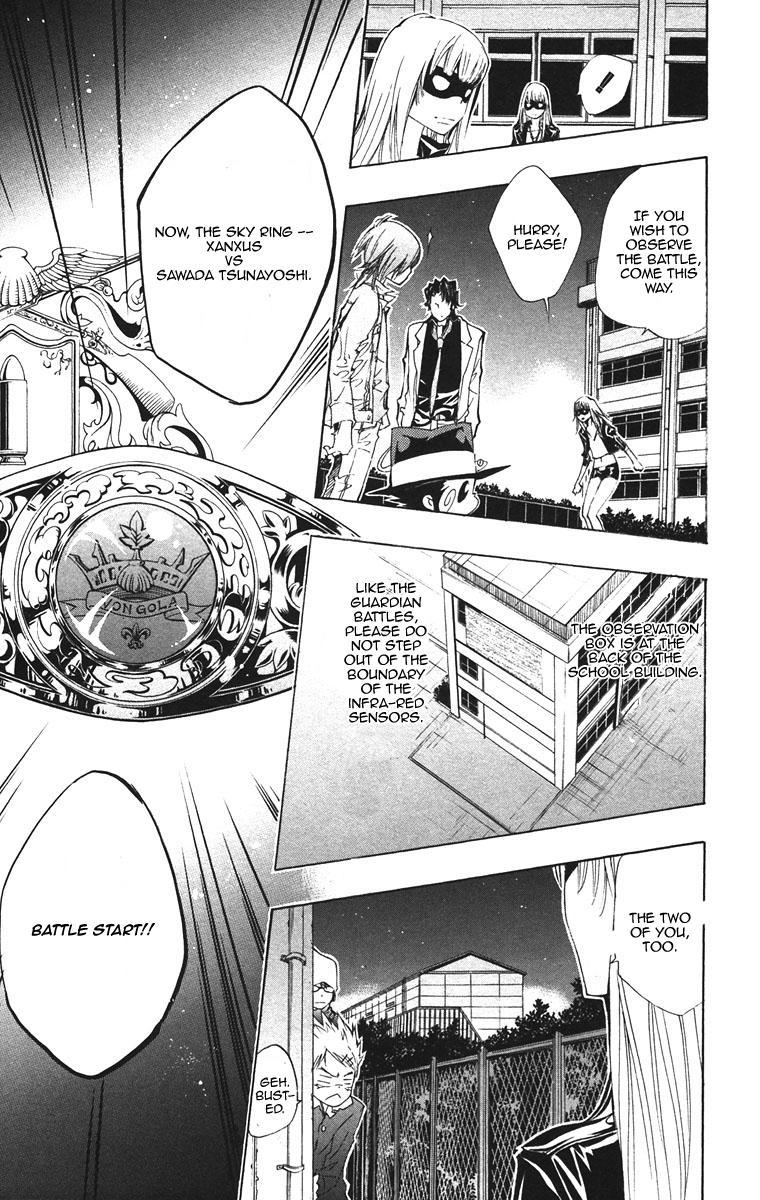 Kateikyoushi Hitman Reborn! Chapter 126 page 12 - Chapter 126: Sawada Tsunayoshi vs. Xanxus