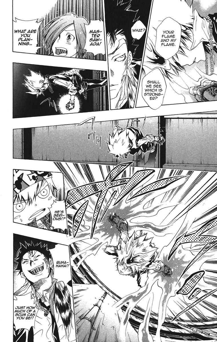 Kateikyoushi Hitman Reborn! Chapter 126 page 21 - Chapter 126: Sawada Tsunayoshi vs. Xanxus