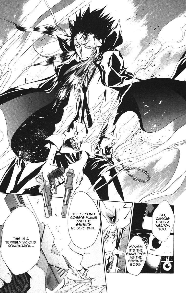 Kateikyoushi Hitman Reborn! Chapter 126 page 28 - Chapter 126: Sawada Tsunayoshi vs. Xanxus