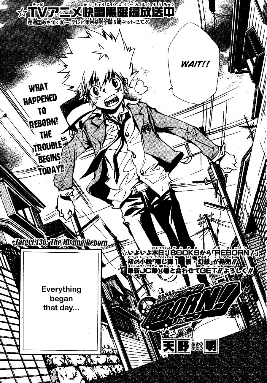Kateikyoushi Hitman Reborn! Chapter 136 page 1 - Chapter 136