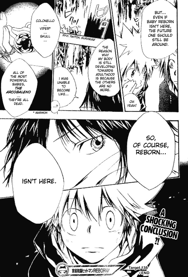 Kateikyoushi Hitman Reborn! Chapter 138 page 19 - Chapter 138