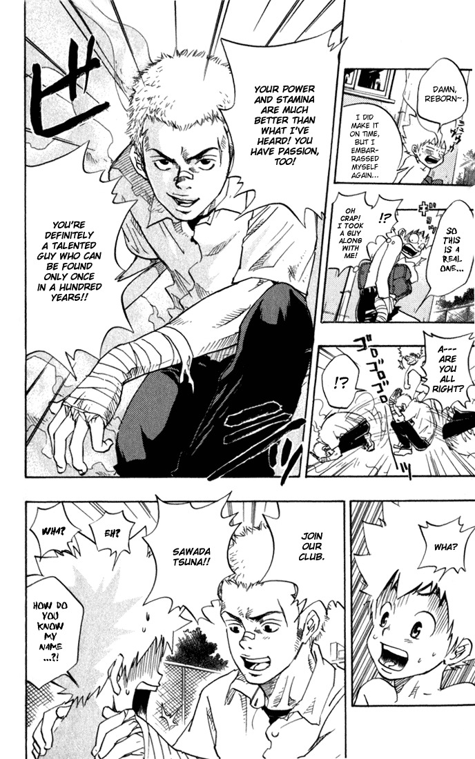 Kateikyoushi Hitman Reborn! Chapter 14 page 4 - Chapter 14: Sasagawa Ryouhei