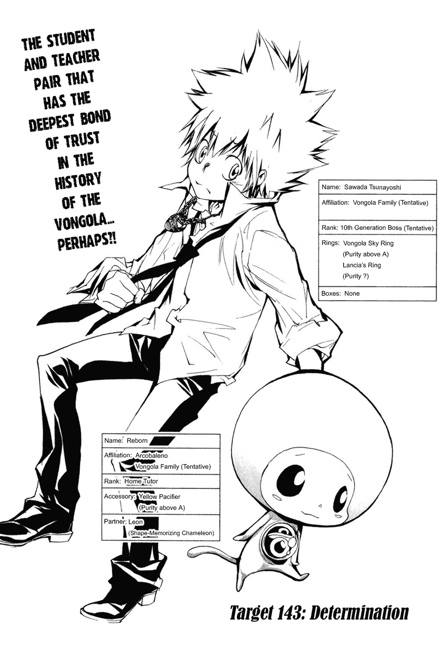 Kateikyoushi Hitman Reborn! Chapter 143 page 1 - Chapter 143