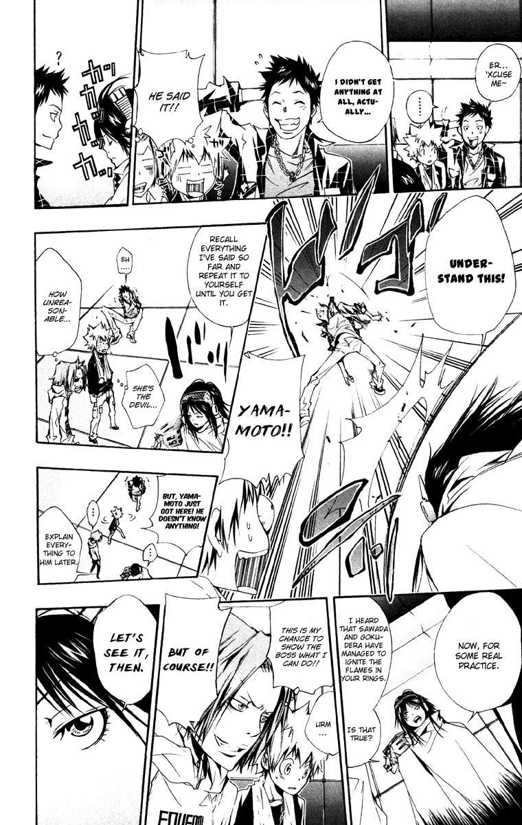 Kateikyoushi Hitman Reborn! Chapter 147 page 10 - Chapter 147: The Red and Blue Flames