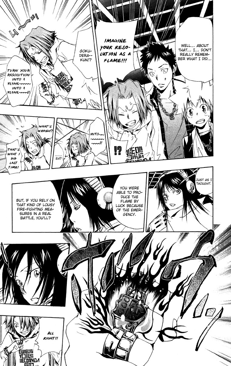 Kateikyoushi Hitman Reborn! Chapter 147 page 11 - Chapter 147: The Red and Blue Flames