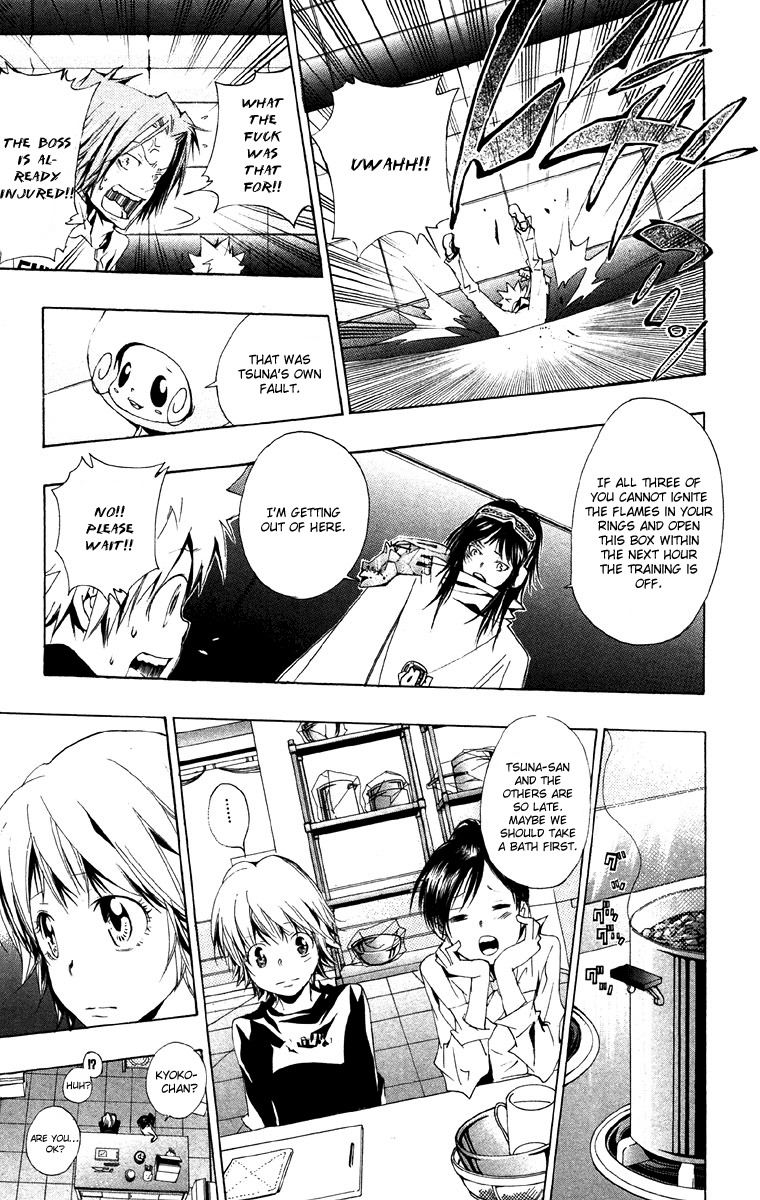 Kateikyoushi Hitman Reborn! Chapter 147 page 15 - Chapter 147: The Red and Blue Flames