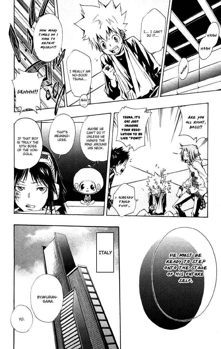 Kateikyoushi Hitman Reborn! Chapter 147 page 16 - Chapter 147: The Red and Blue Flames