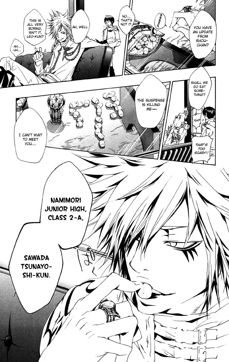 Kateikyoushi Hitman Reborn! Chapter 147 page 17 - Chapter 147: The Red and Blue Flames