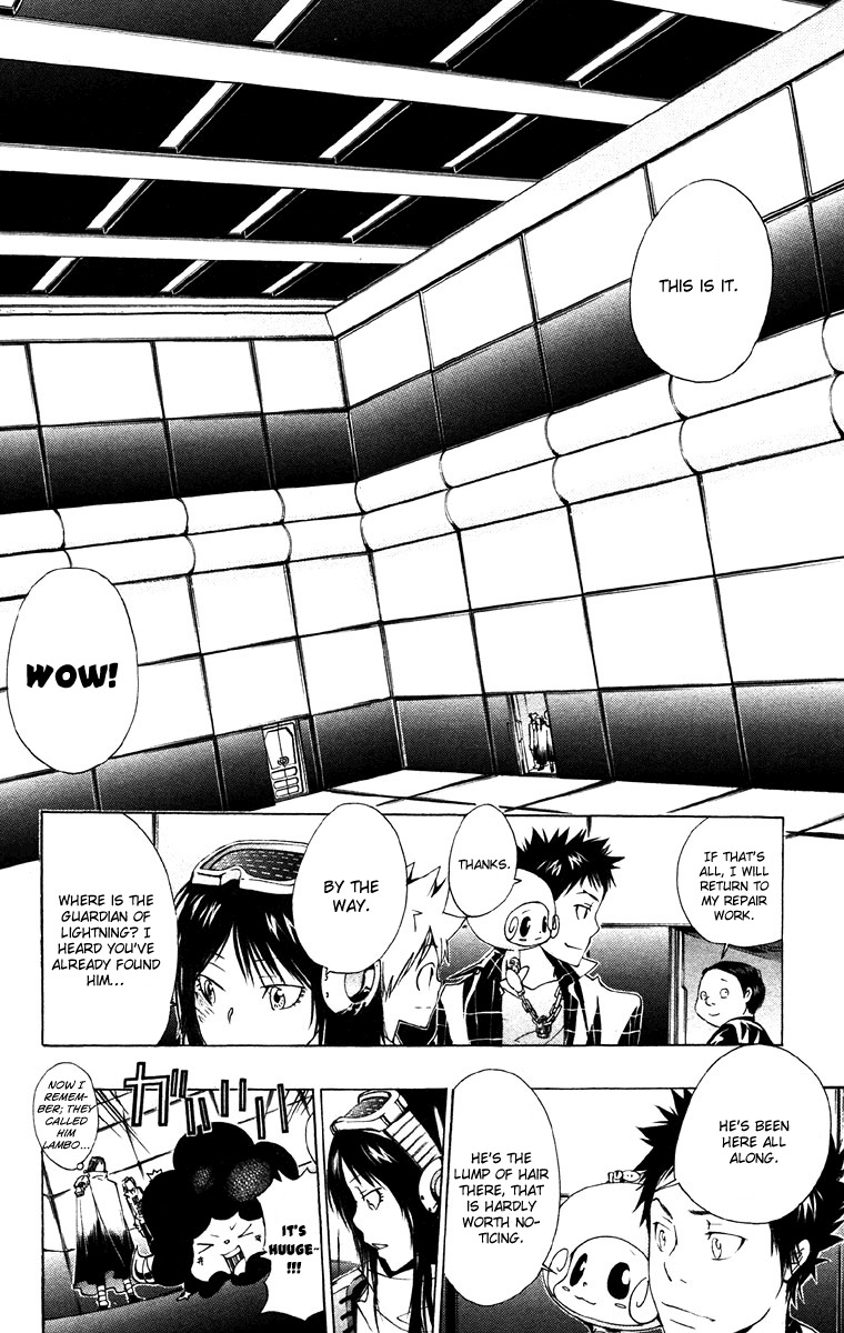 Kateikyoushi Hitman Reborn! Chapter 147 page 4 - Chapter 147: The Red and Blue Flames