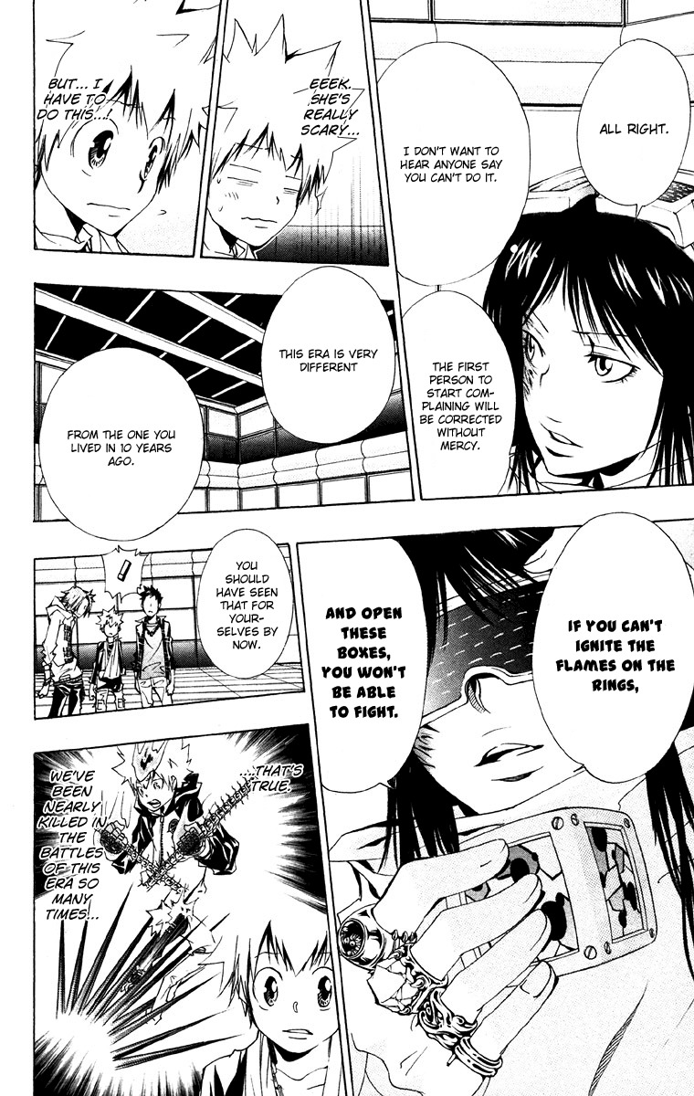 Kateikyoushi Hitman Reborn! Chapter 147 page 6 - Chapter 147: The Red and Blue Flames