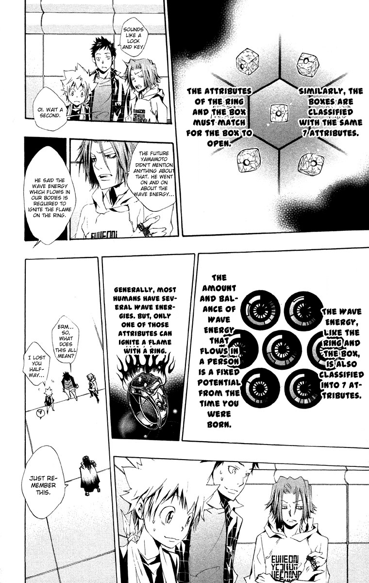 Kateikyoushi Hitman Reborn! Chapter 148 page 10 - Chapter 148: Wave Energy. Ring. Box