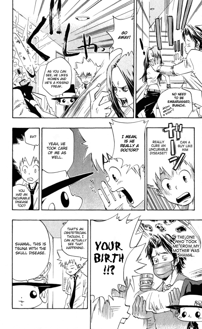 Kateikyoushi Hitman Reborn! Chapter 15 page 10 - Chapter 15: Dr. Shamal