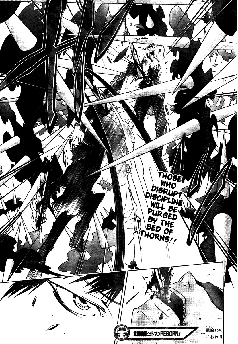 Kateikyoushi Hitman Reborn! Chapter 154 page 17 - Chapter 154: Hibari Kyouya vs. Gamma