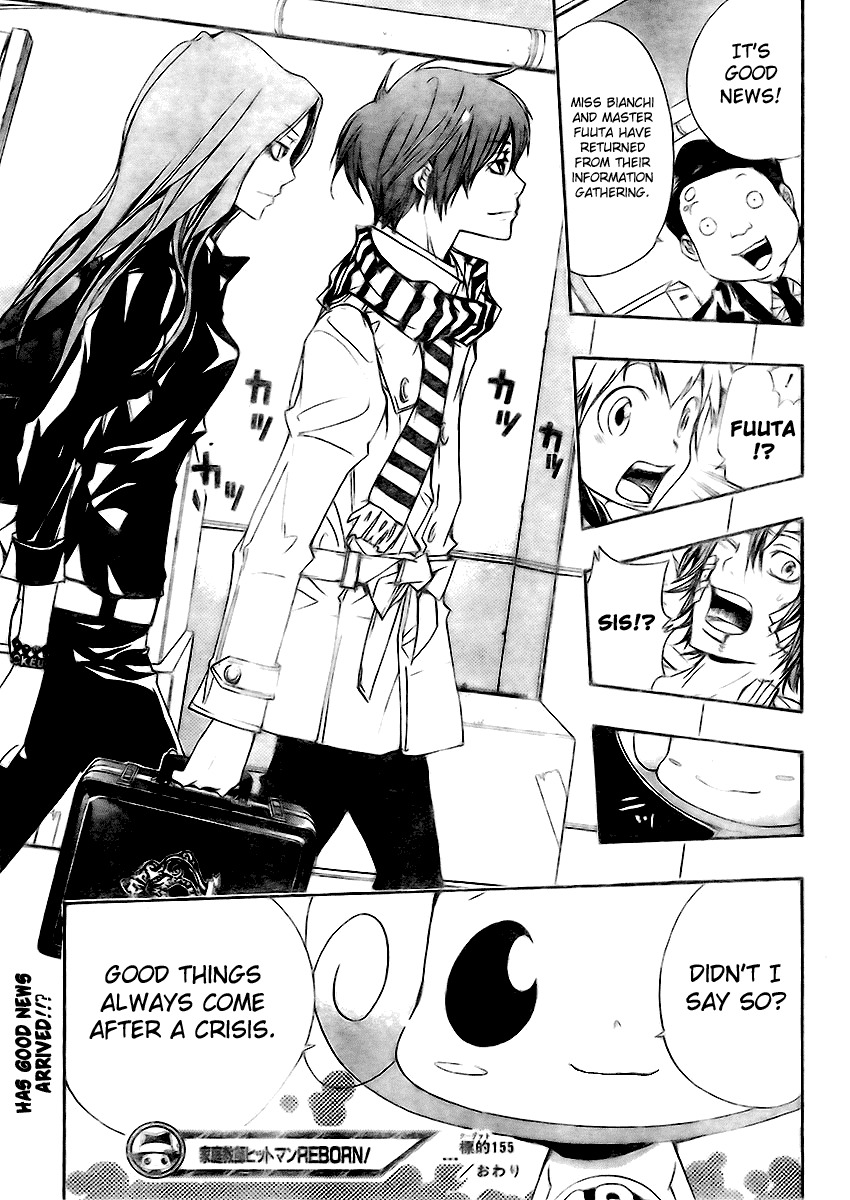 Kateikyoushi Hitman Reborn! Chapter 155 page 17 - Chapter 155: Return