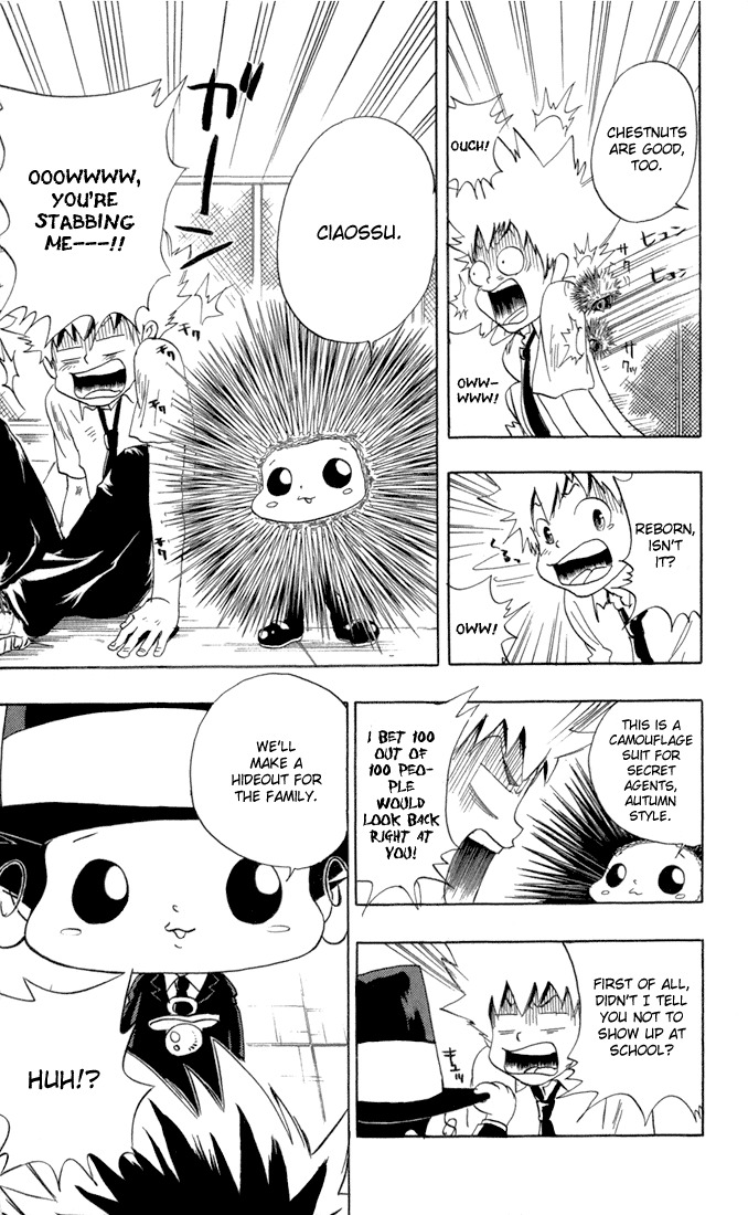 Kateikyoushi Hitman Reborn! Chapter 16 page 5 - Chapter 16: Hibari Kyoya
