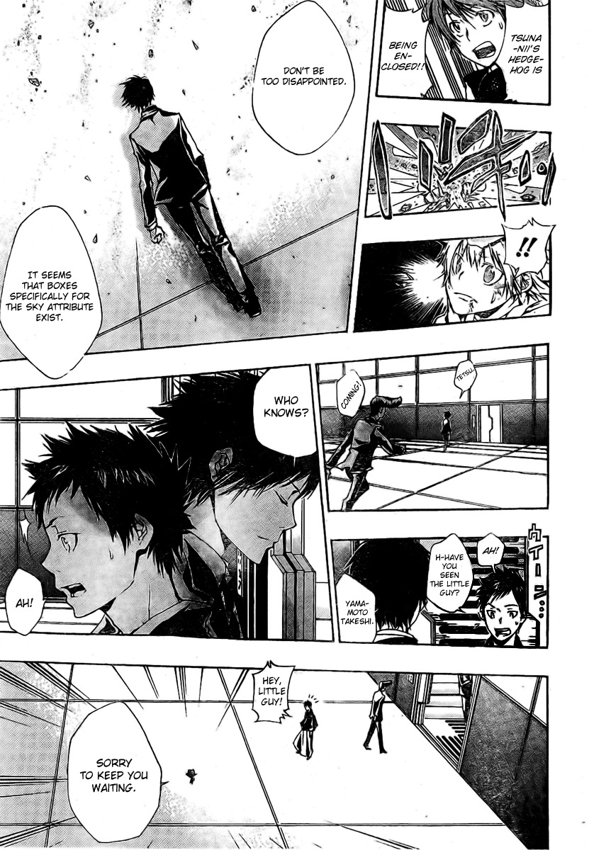 Kateikyoushi Hitman Reborn! Chapter 160 page 13 - Chapter 160: The Mystery of the Boxes